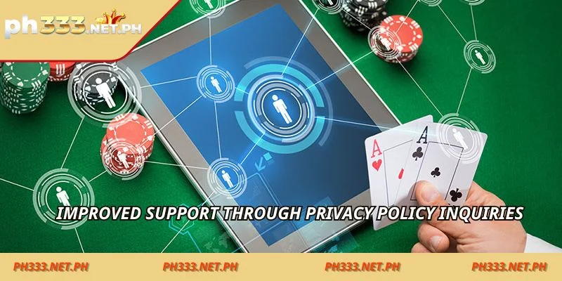 Improved support through privacy policy inquiries
