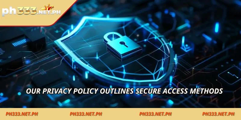 Our privacy policy outlines secure access methods